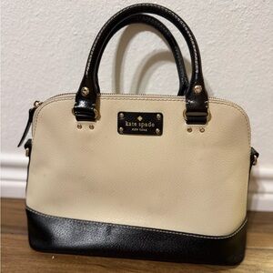 Kate Spade Black and Cream Women's Bag